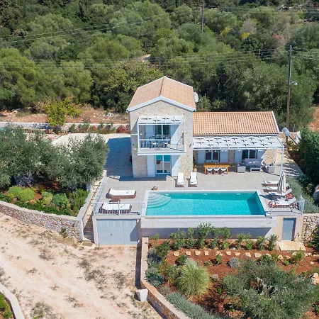 Villa Fiscardo Luxury Stone Suzana ,with Sunset View! *