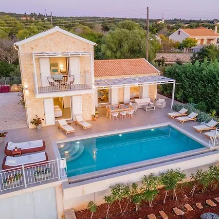Fiscardo Luxury Stone Suzana ,with Sunset View! Villa *