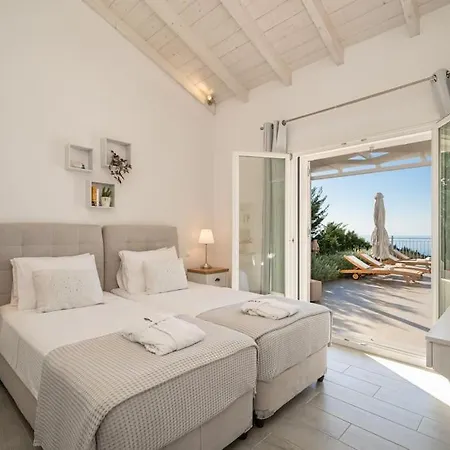 Fiscardo Luxury Stone Suzana ,with Sunset View! * フィスカルドン