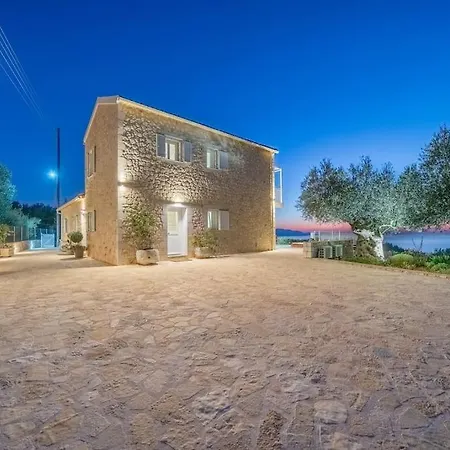 Fiscardo Luxury Stone Suzana ,with Sunset View! ヴィラ *