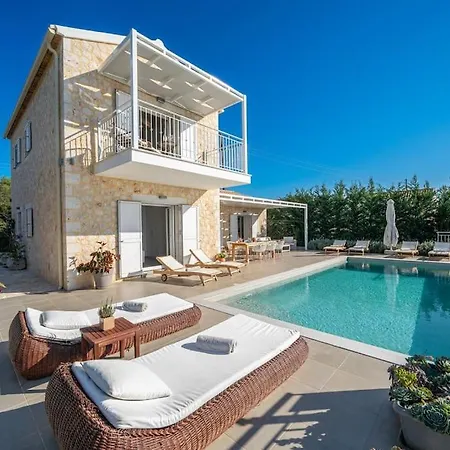 Fiscardo Luxury Stone Suzana ,with Sunset View! Villa Fiskardo