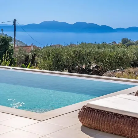 Fiscardo Luxury Stone Suzana ,with Sunset View! フィスカルドン