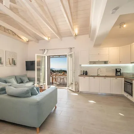 Fiscardo Luxury Stone Suzana ,with Sunset View! *