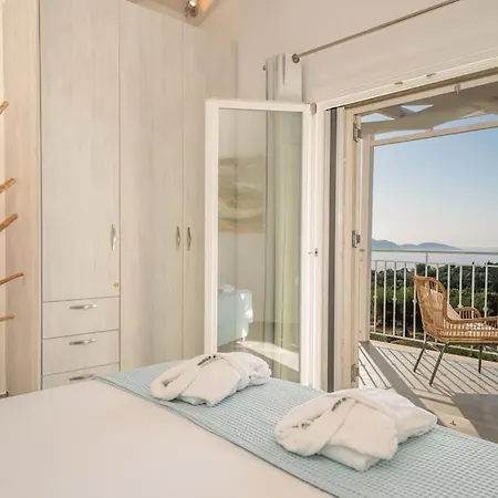 Fiscardo Luxury Stone Suzana ,with Sunset View! Villa