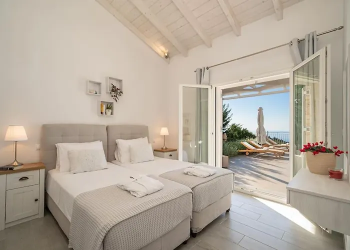 Fiscardo Luxury Stone Suzana ,with Sunset View! * Fiskardo