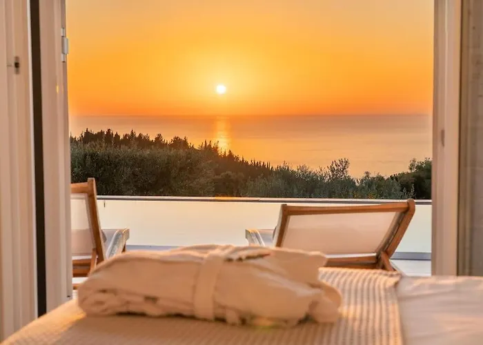 Fiscardo Luxury Stone Suzana ,with Sunset View! * Fiskardo