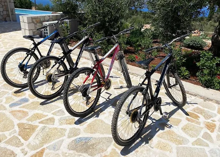 Fiscardo Luxury Stone Suzana ,with Sunset View! Villa *